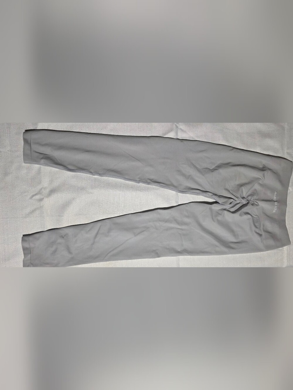 Alphalete Amplify Leggings Utility Grey High Rise Scrunch